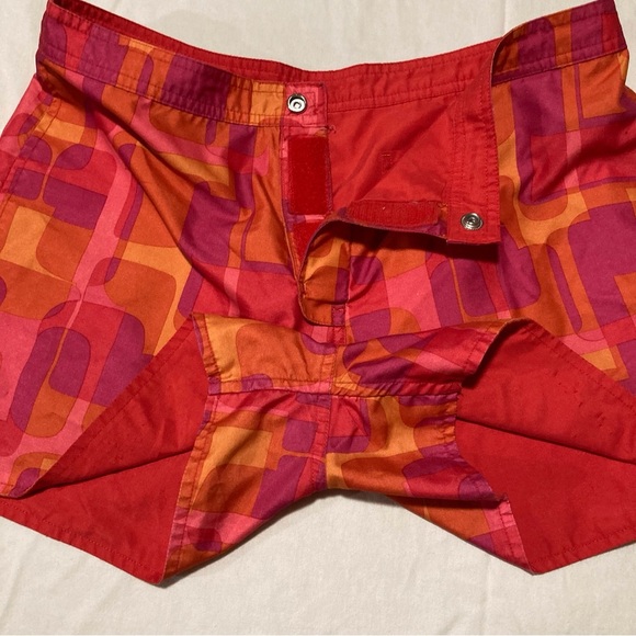 Reversible Orange and Pink Women's Sport Shorts - Picture 6 of 12